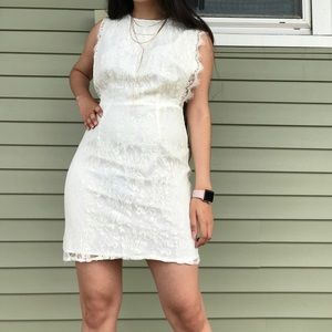 UO Cream Lace Dress